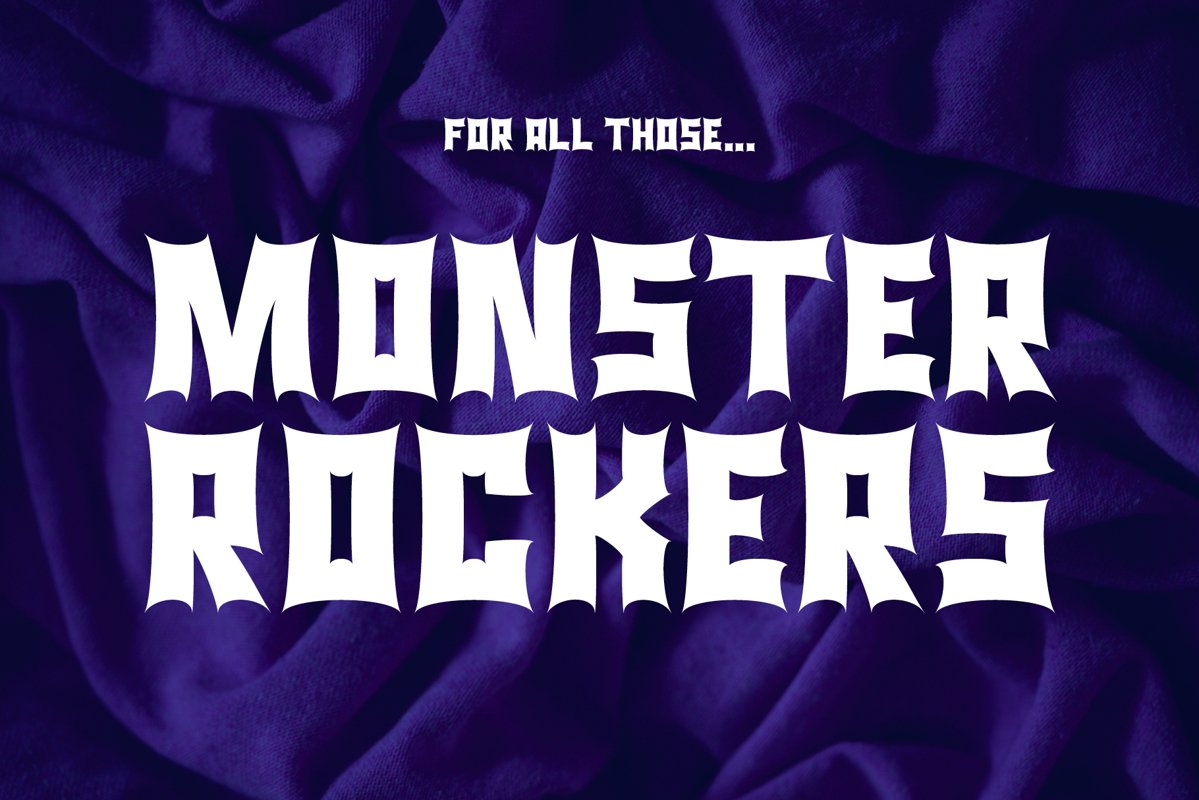 Monster Rock font - Monsta Rocka example image 1