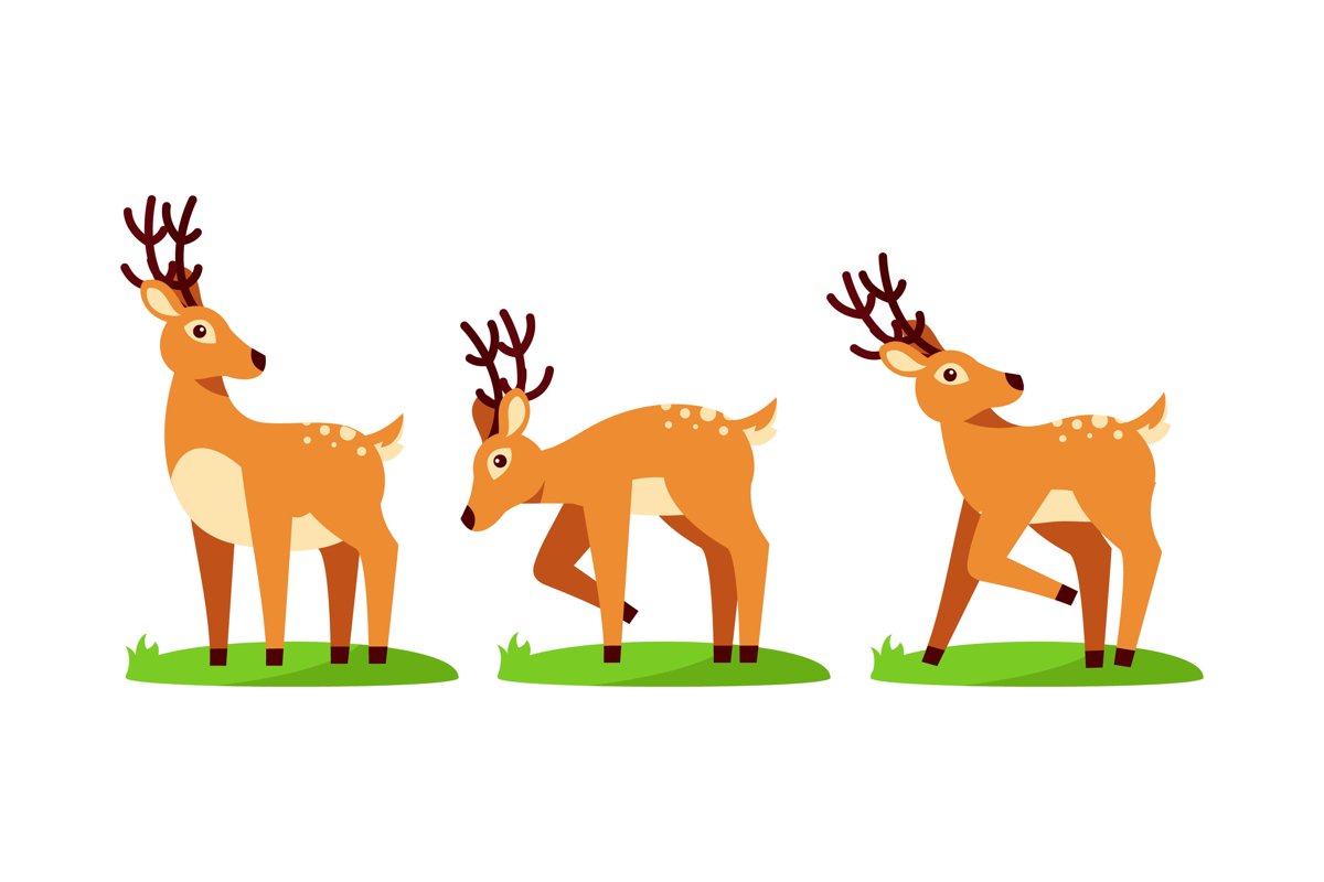 Deer Ilustrations example image 1