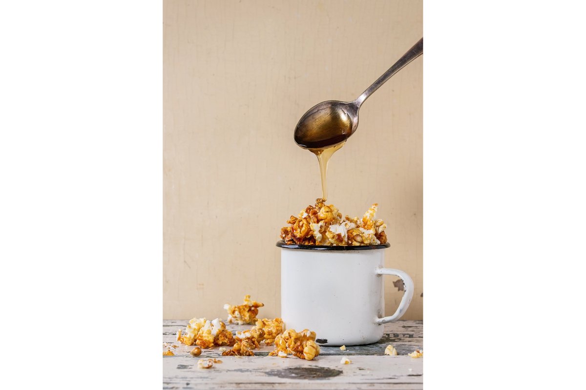 Prepared caramel popcorn example image 1