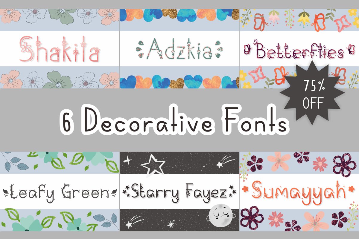 6 DecorativeFonts example image 1