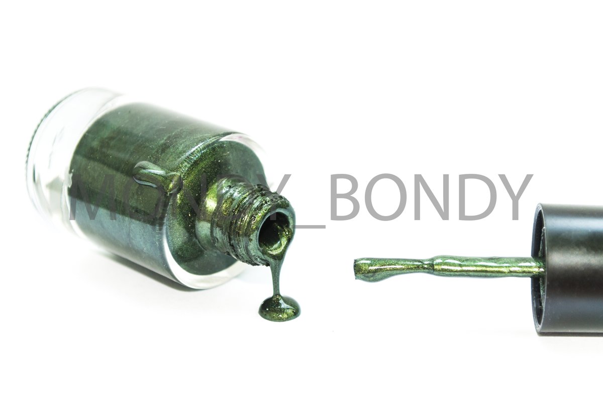 Nail polish on a white background example image 1