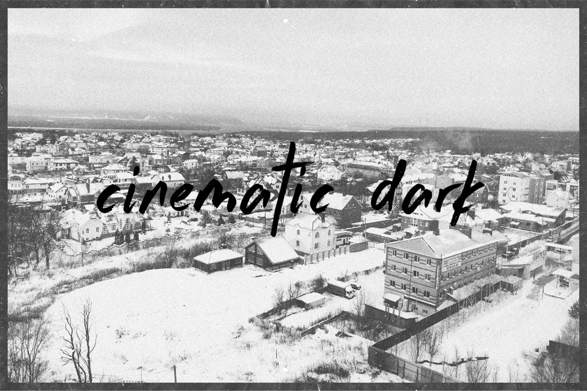 Cinematic Dark Photo Template example image 1