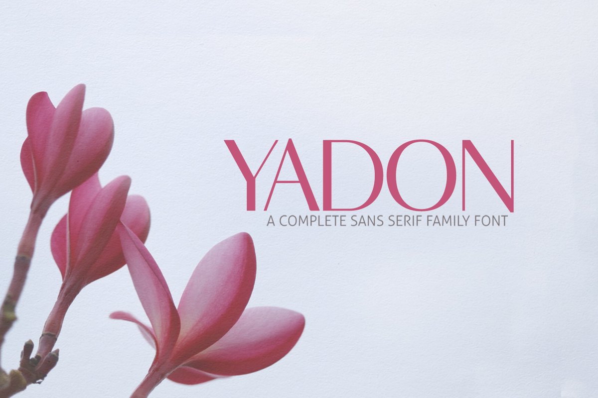 Yadon Sans Serif Typeface example image 1