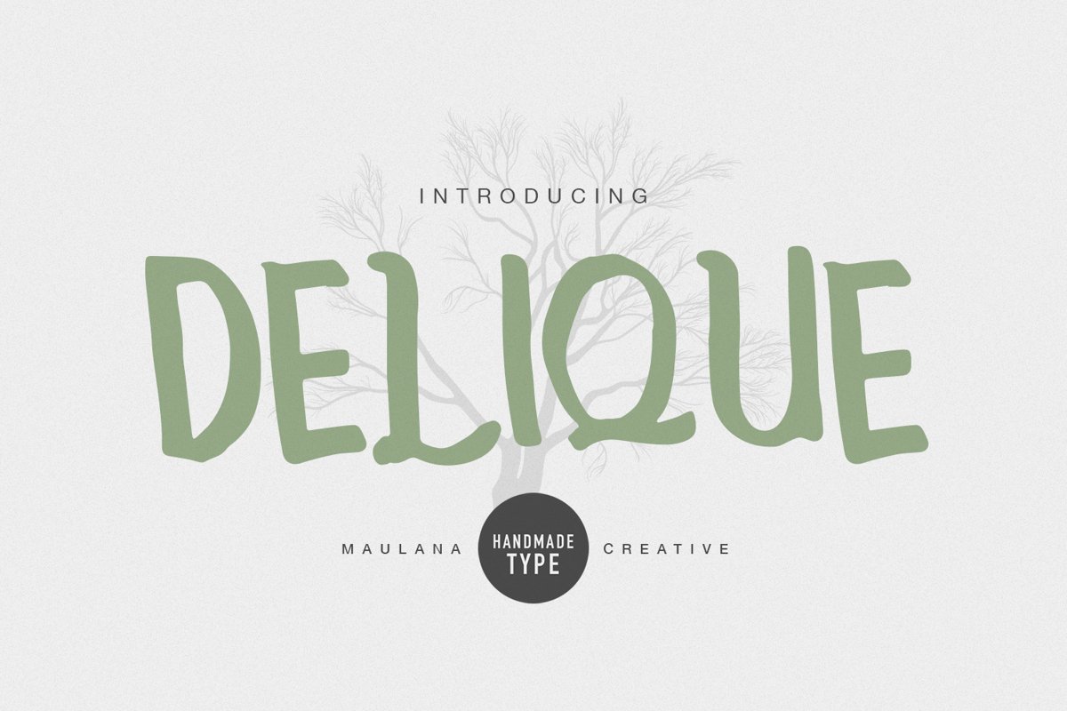 Delique Handmade Type example image 1
