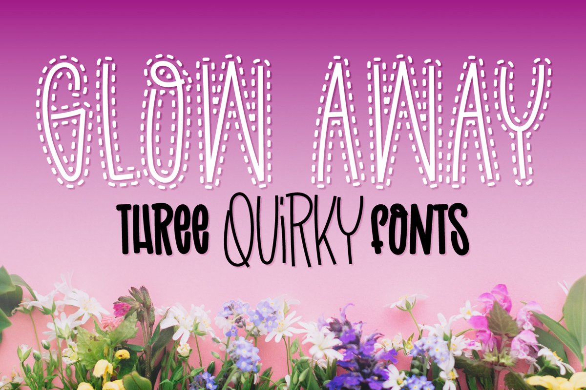 Glow Away - A Quirky Trio with Stitches example image 1