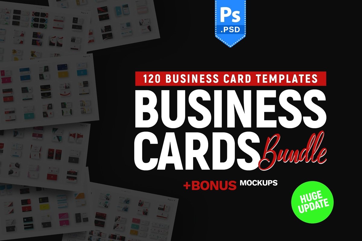 120 Business Card Bundle example image 1