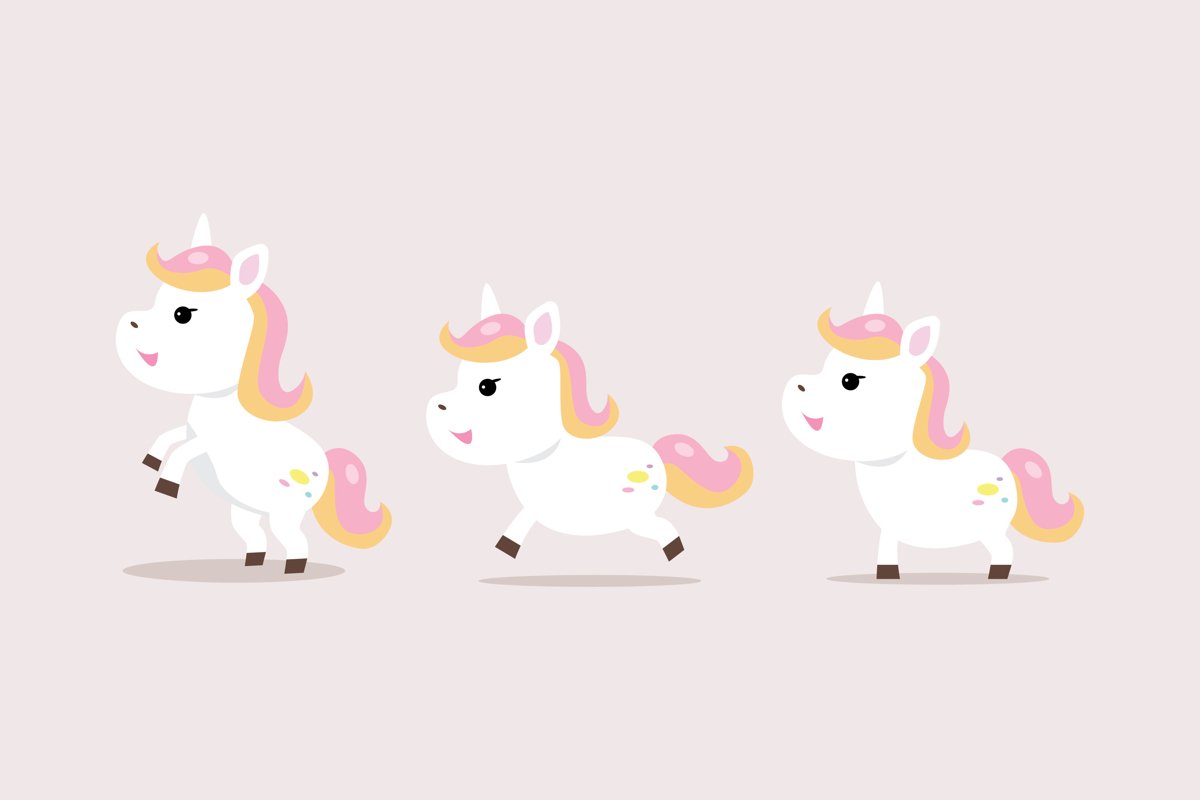 Unicorn Illustrations example image 1