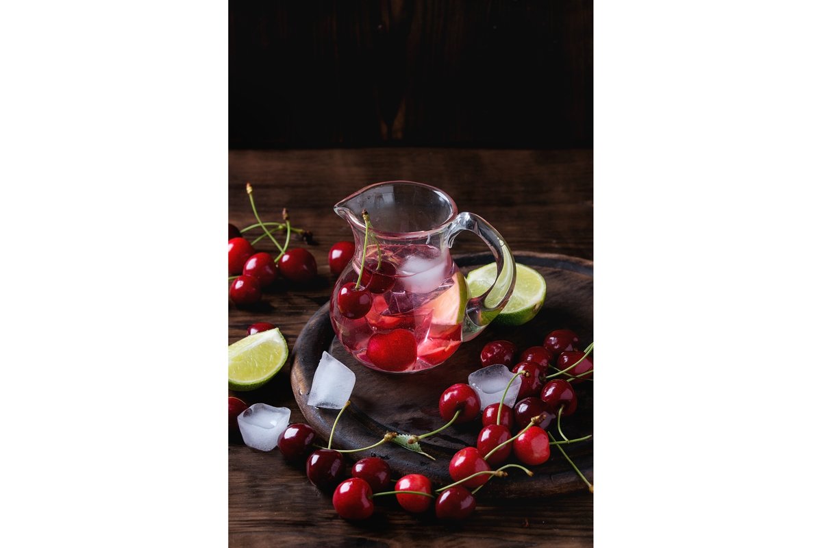 Cherry and lime lemonade example image 1