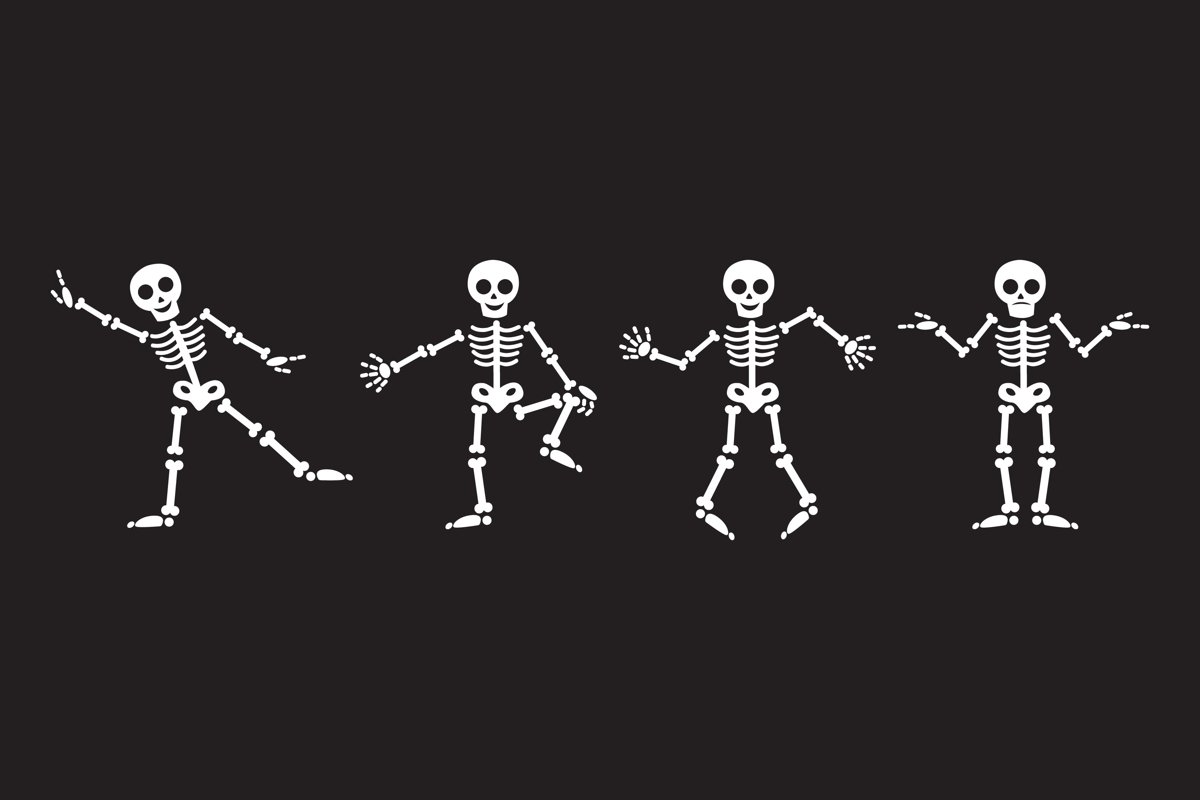 Skeleton Silhouettes example image 1