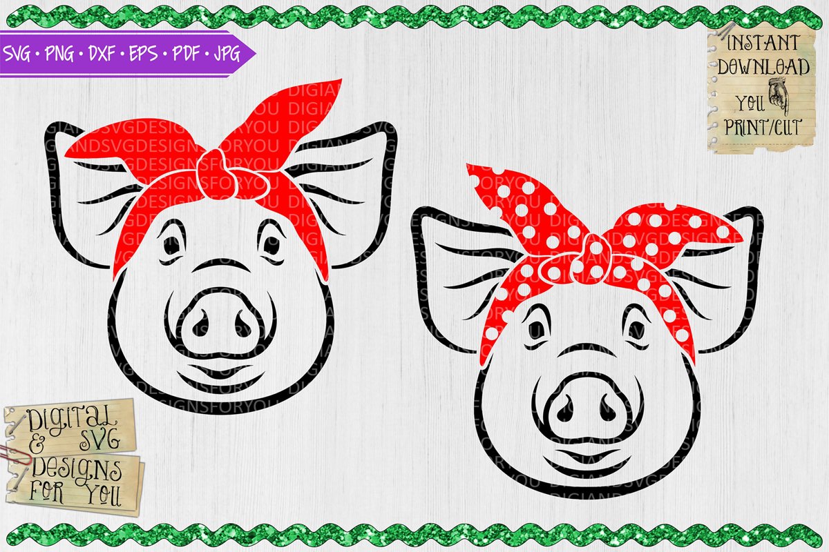 Pigs with bandanas example image 1