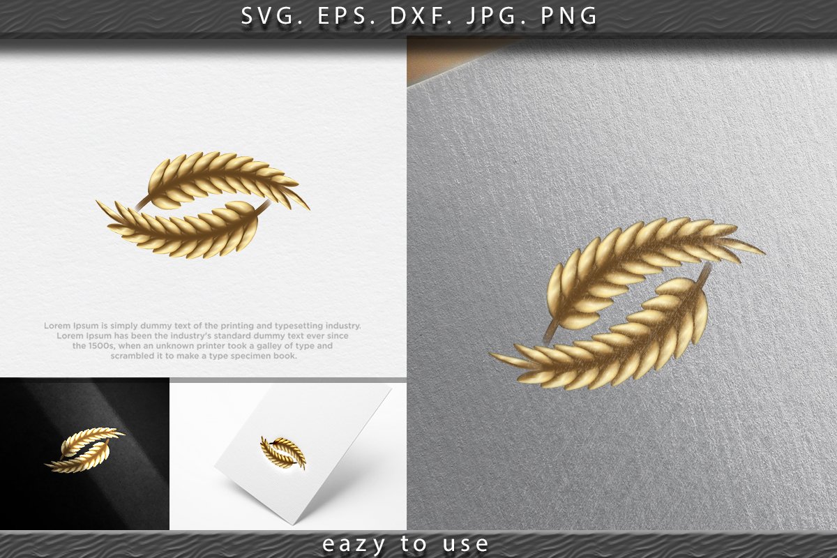 wheat, grain,agriculture logo Ideas. Inspiration logo design example image 1