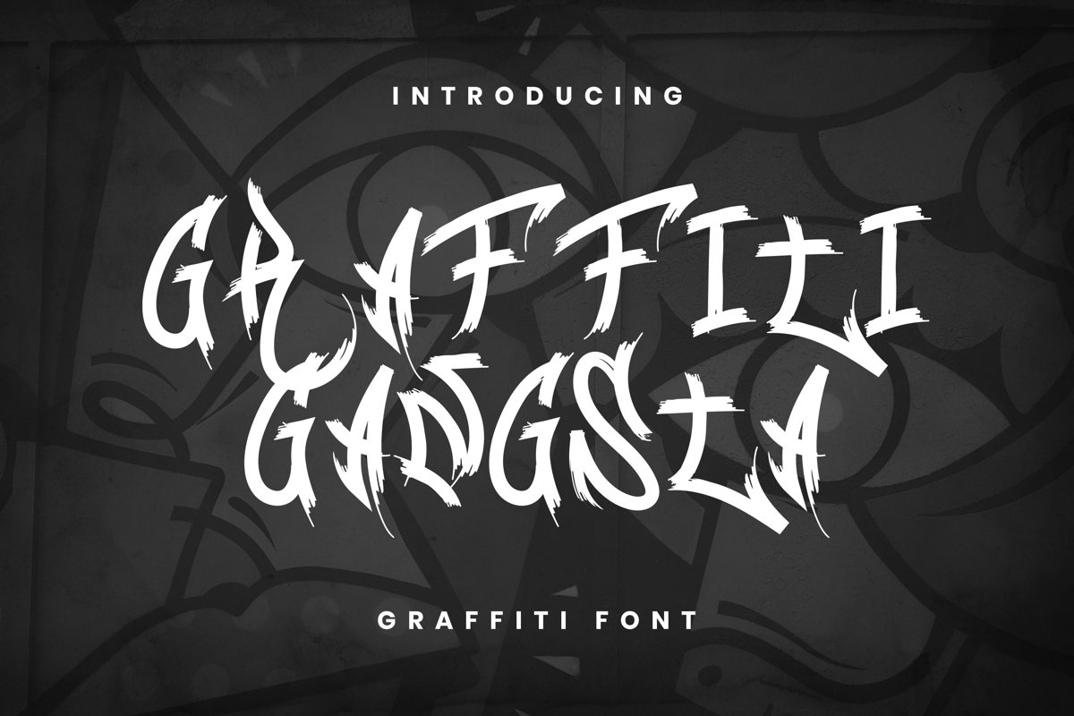Graffiti Gangsta Font example image 1
