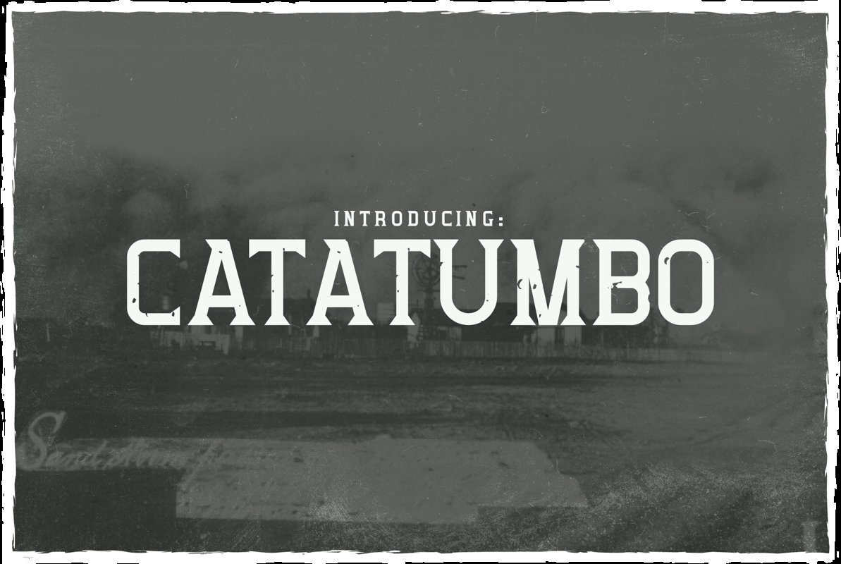 Catatumbo Font example image 1