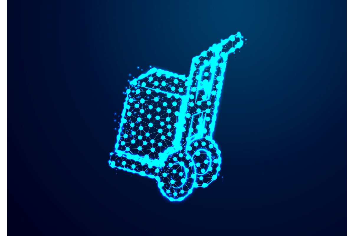 shopping trolley. Connection and disconnection concept. line example image 1