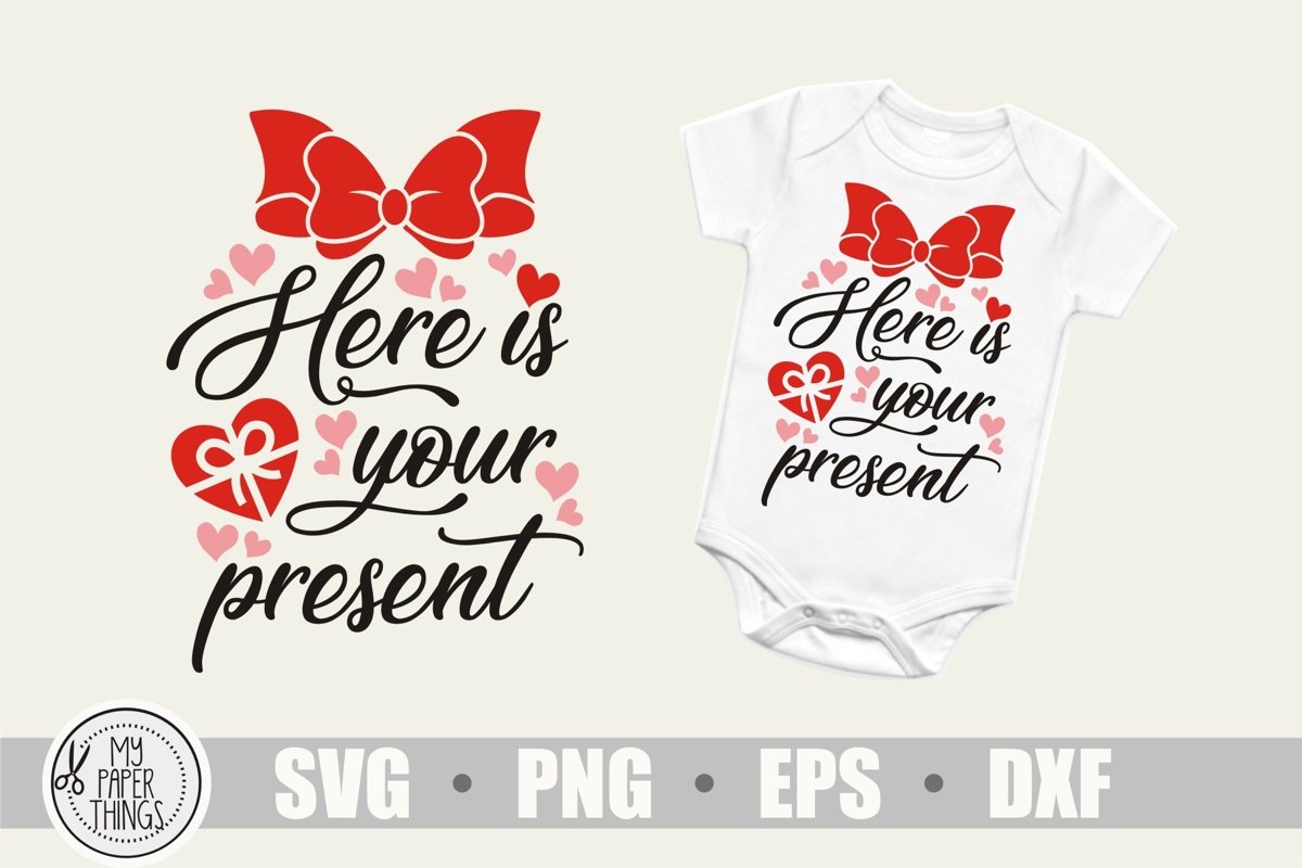 Baby Girl Christmas svg example image 1