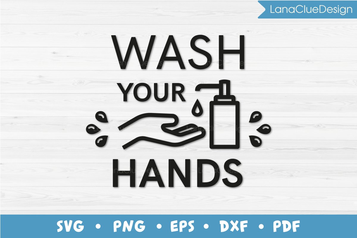Wash Your Hands SVG example image 1