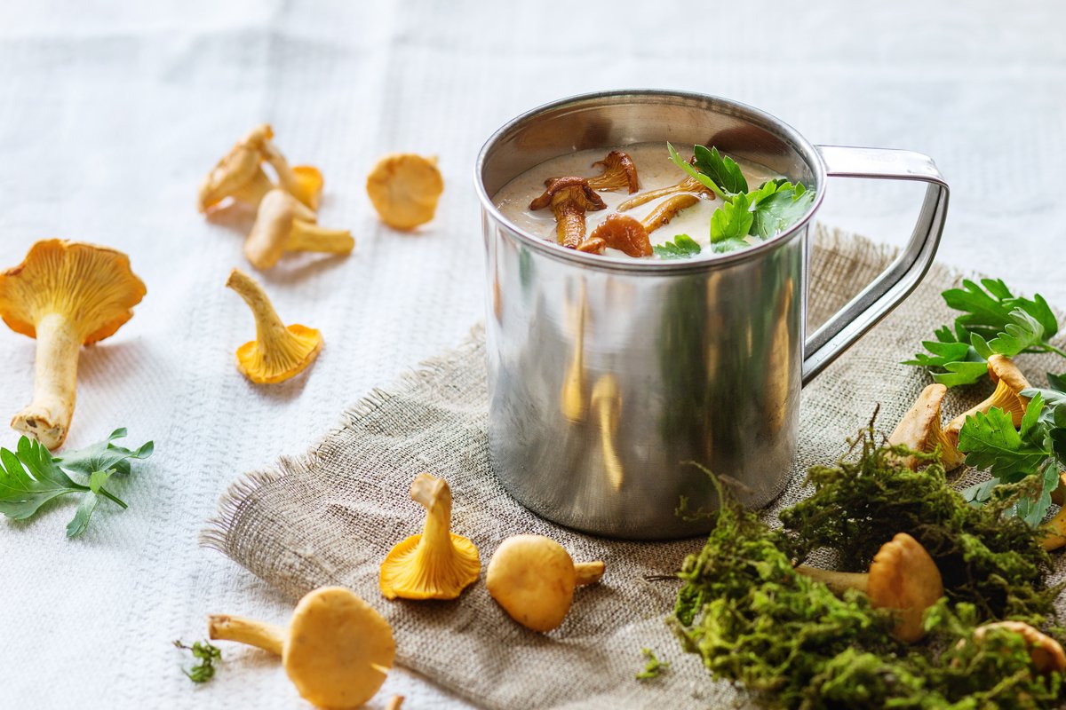 Chanterelle Cream soup example image 1