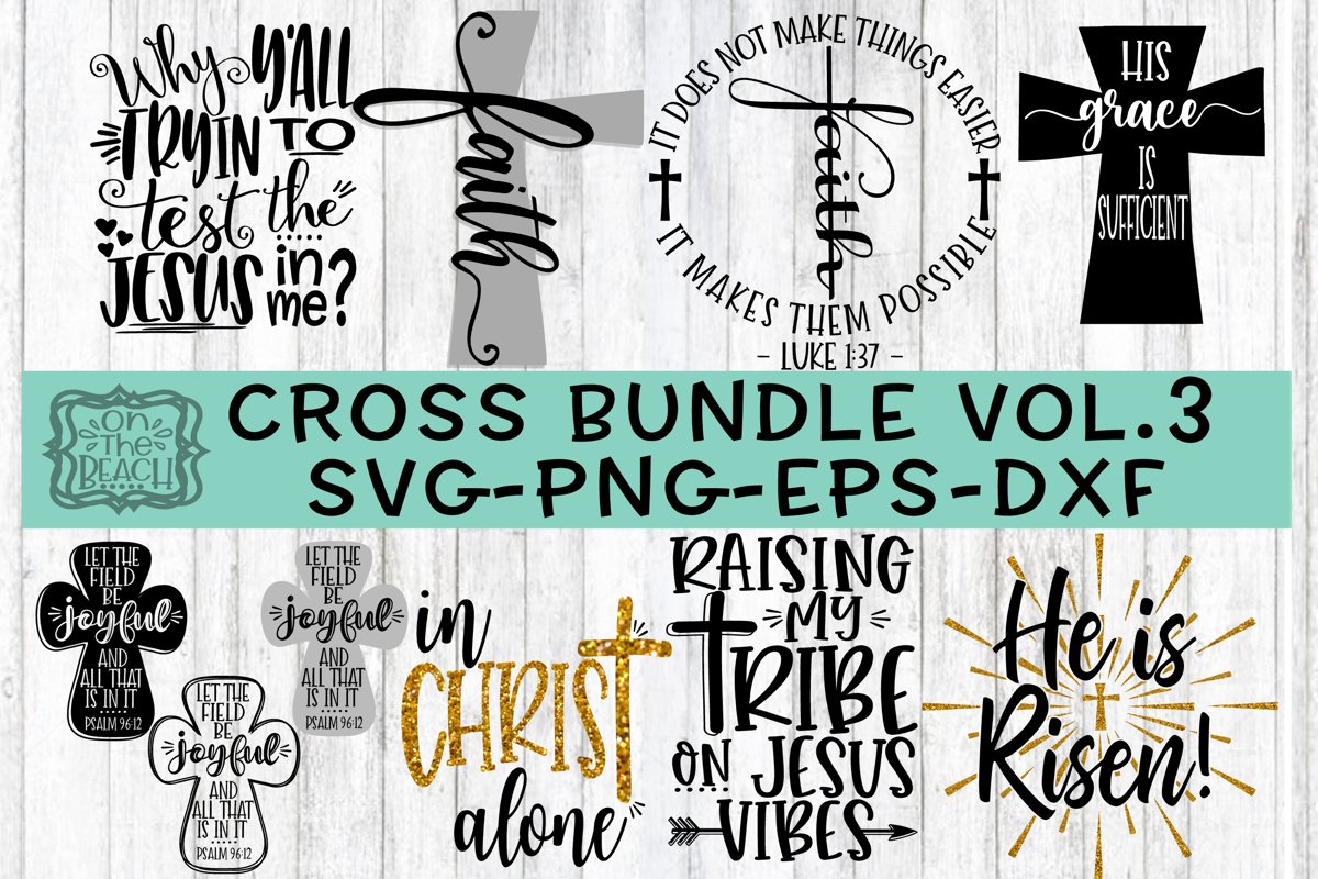CROSS Bundle Vol 3 - SVG DXG PNG EPS example image 1