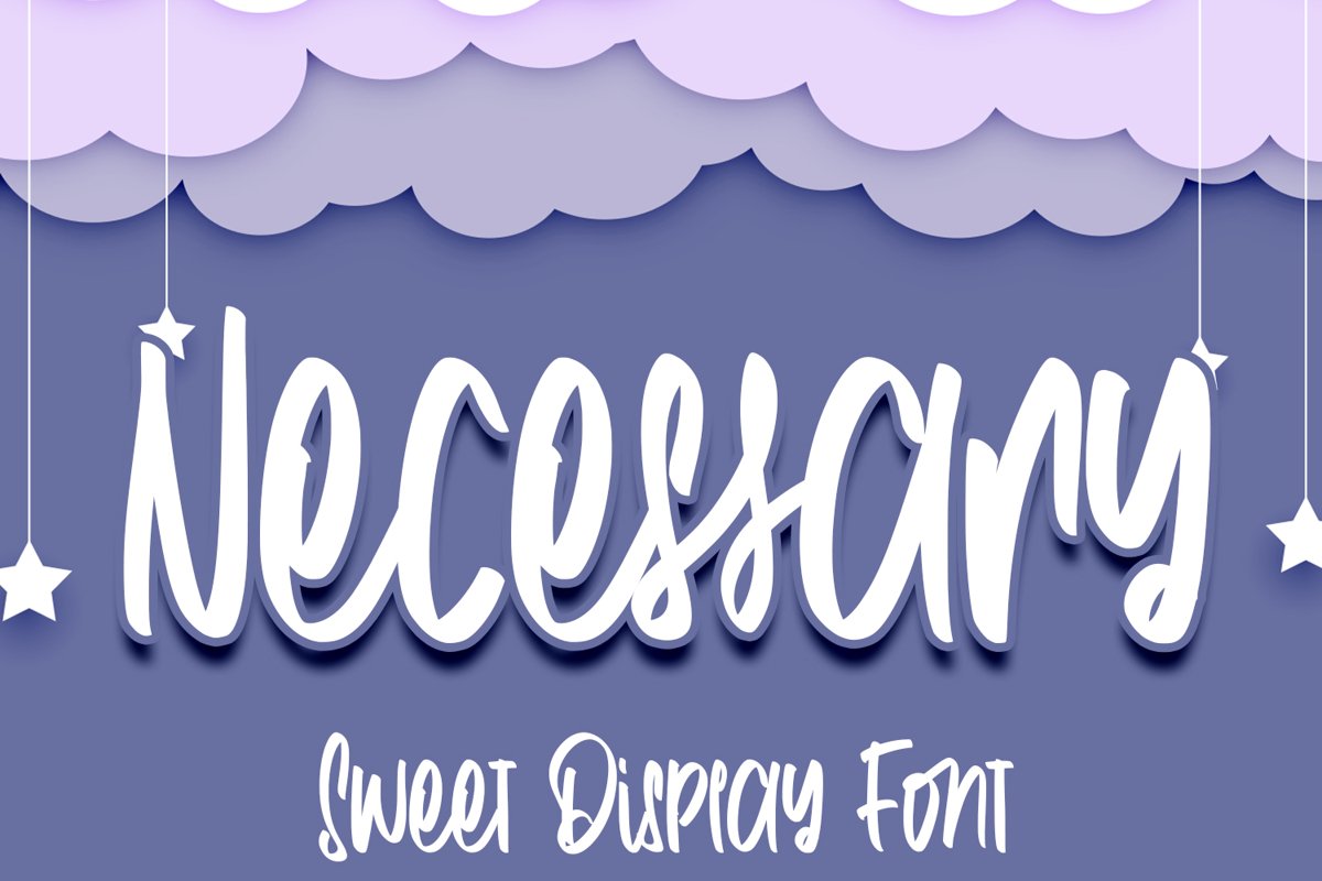 Necessary - Fancy Fonts example image 1