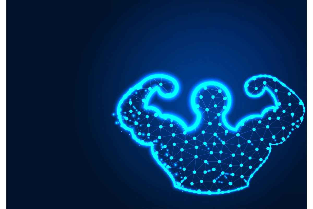 body builder, muscle , Abstract Low poly Designs, from line example image 1
