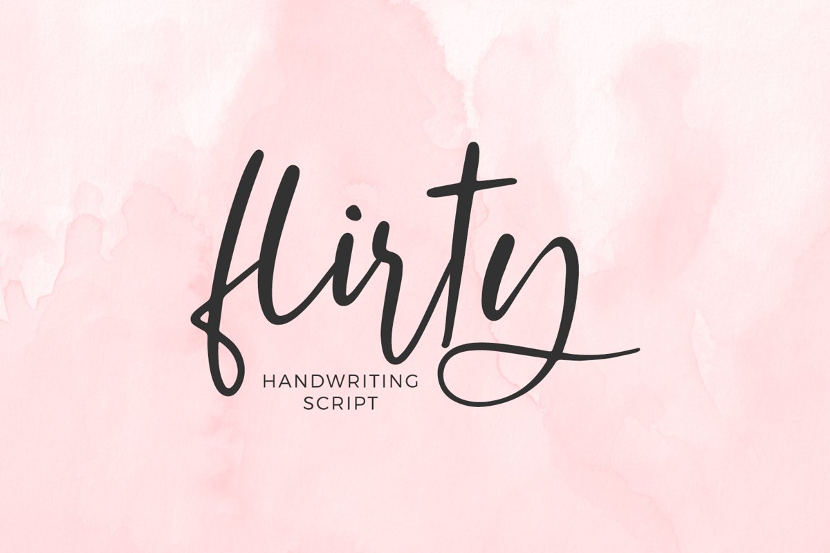 Flirty Script example image 1