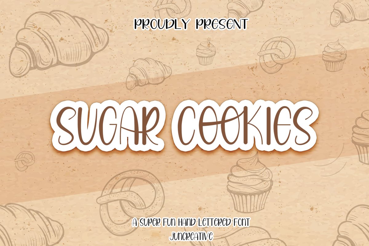 Sugar Cookies A Handlettered Font example image 1