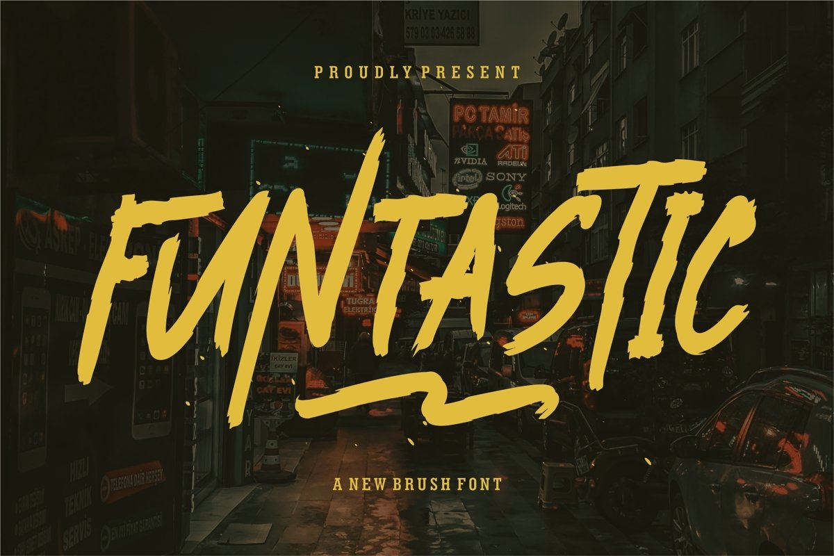 Funtastic - A New Brush Font example image 1