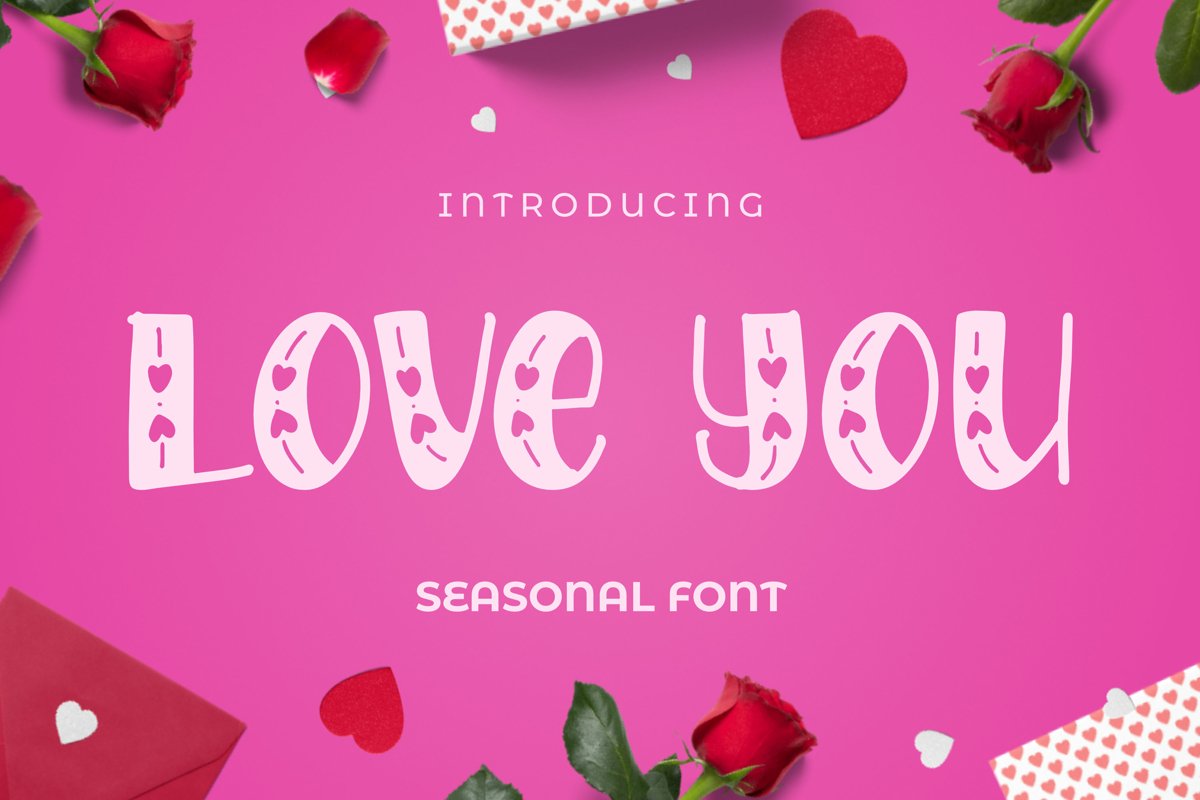 LOVEYOU Font example image 1