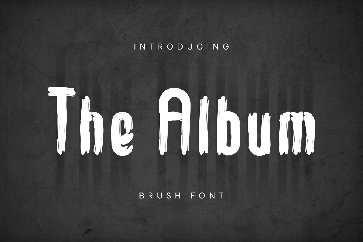 The Album Font example image 1
