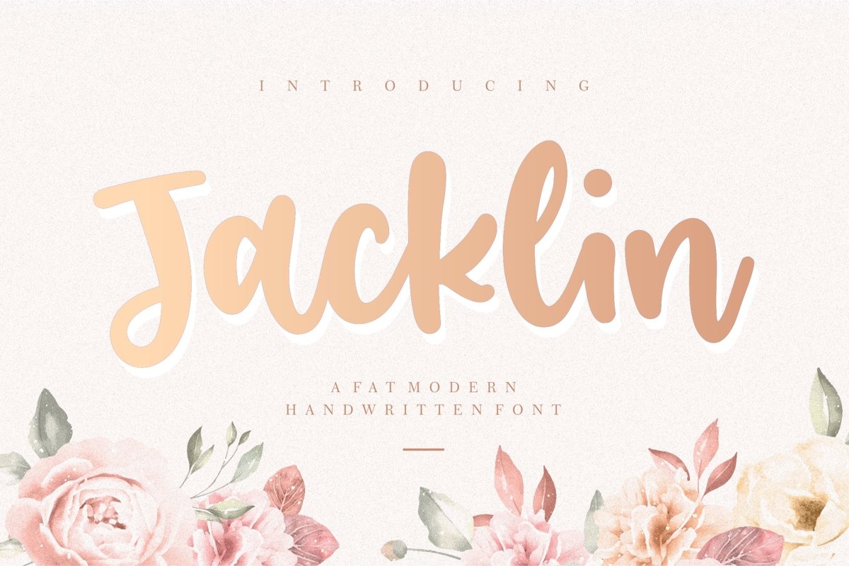 Jacklin Modern Handwritten Font example image 1