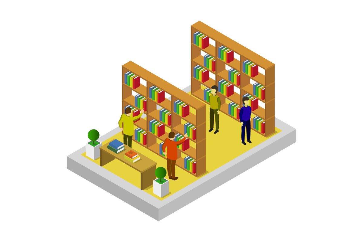 isometric library example image 1