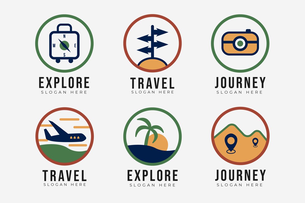 Travel Logo Template Collection example image 1