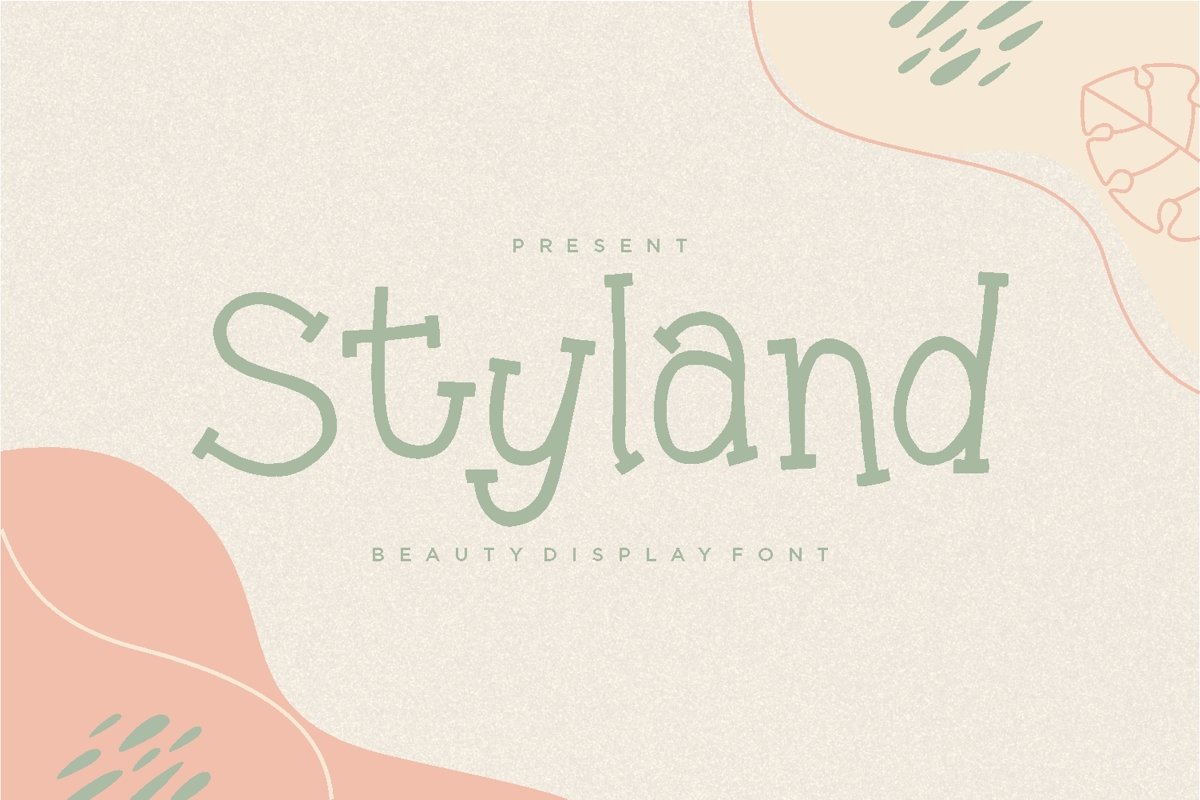 Styland - Beauty Display Font example image 1