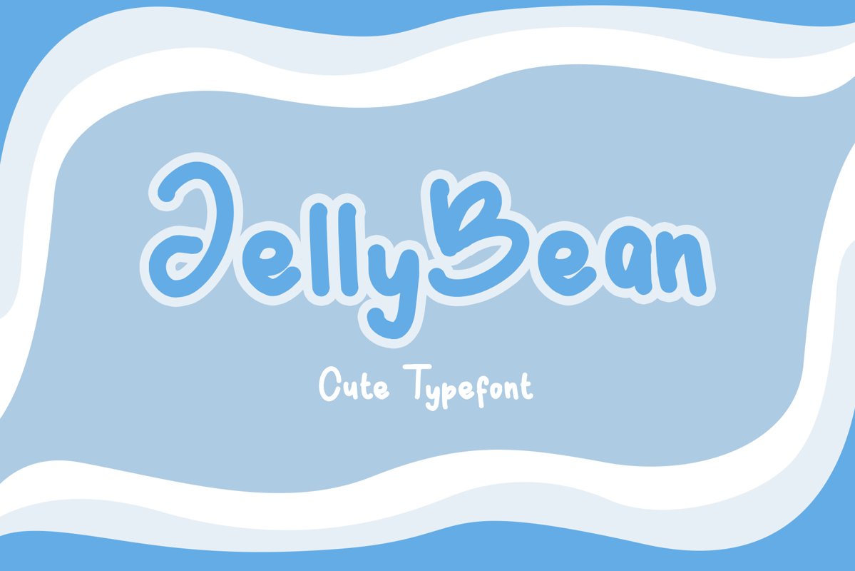 JellyBean || Cute & Playful Fonts example image 1