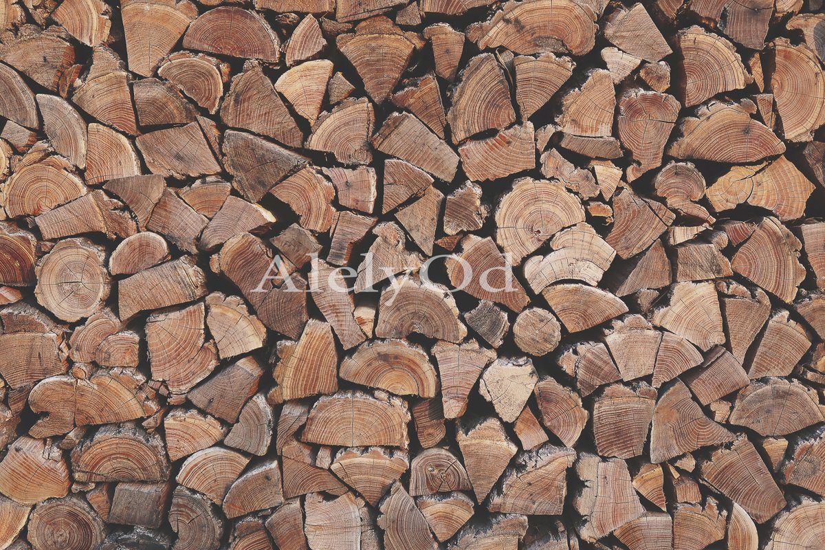 Wooden logs, wooden backg example image 1