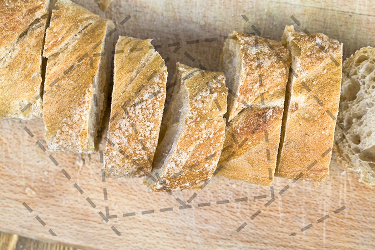 pieces of bread example image 1