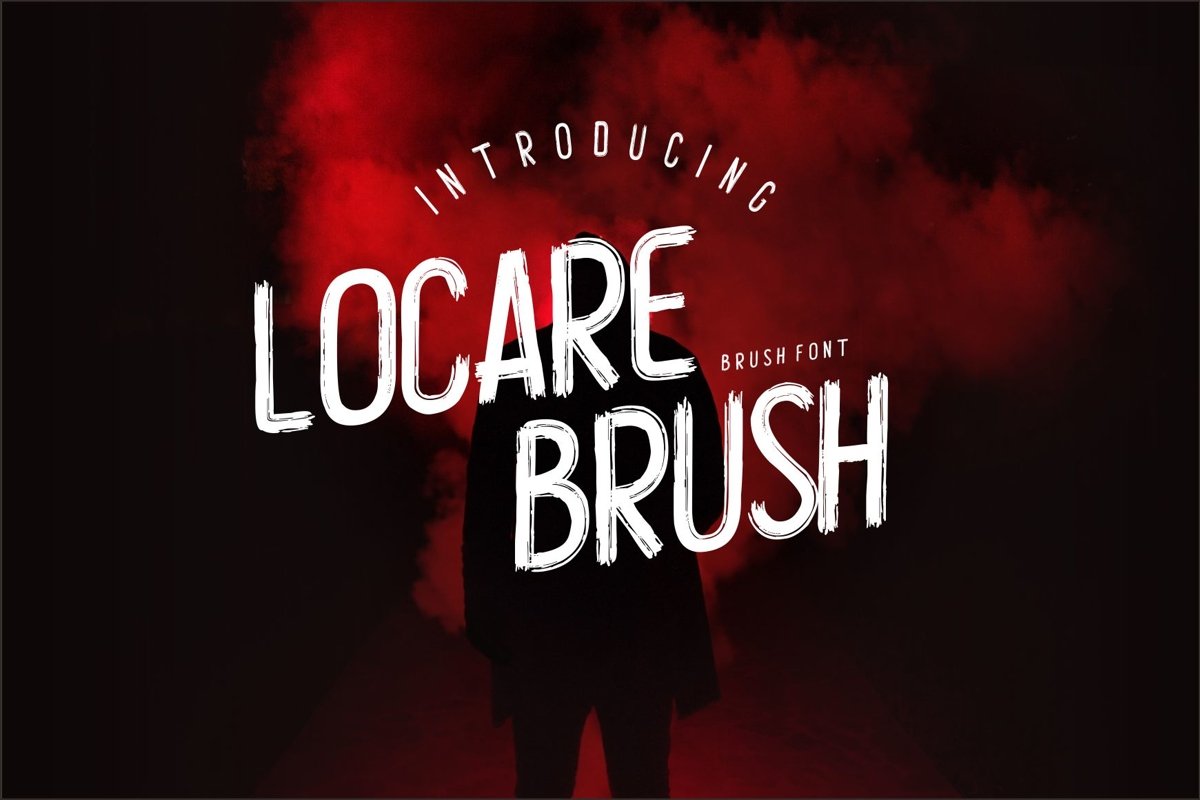 Locare Brush Font example image 1