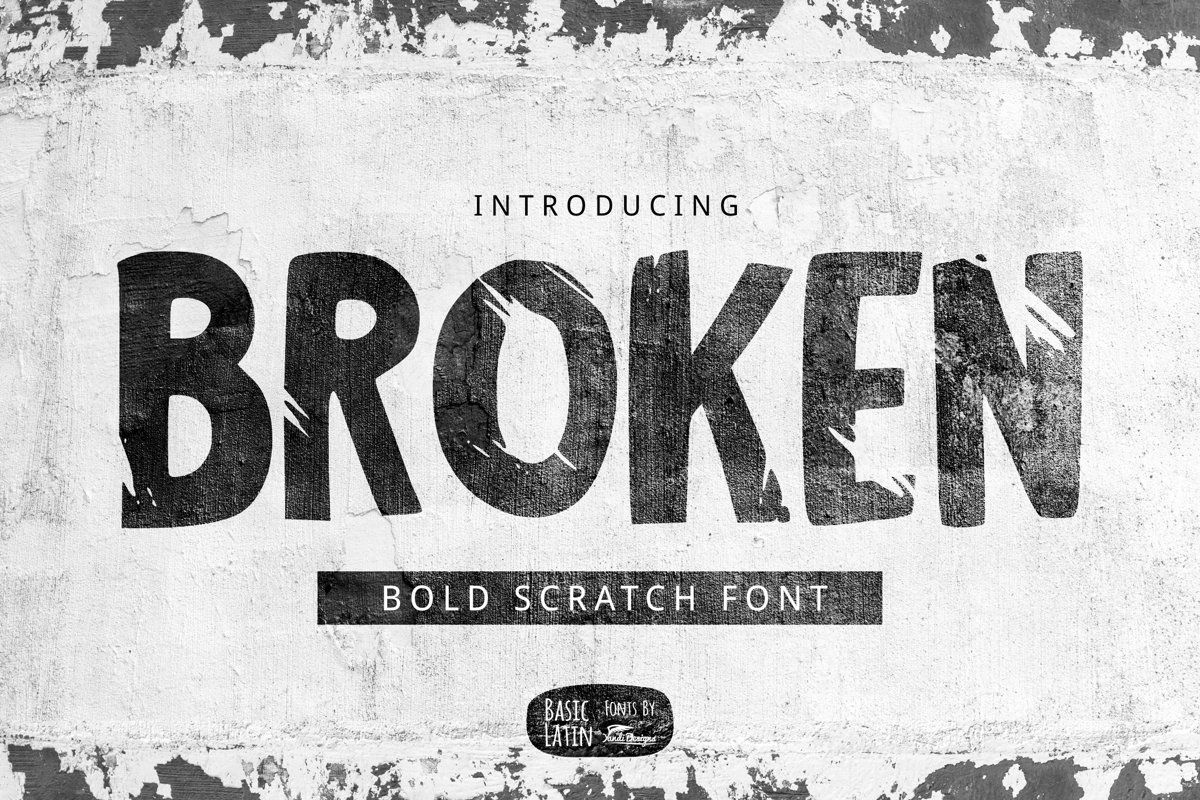Broken Font example image 1