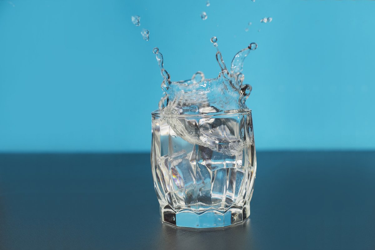 clear water in a glass splash splashingut example image 1