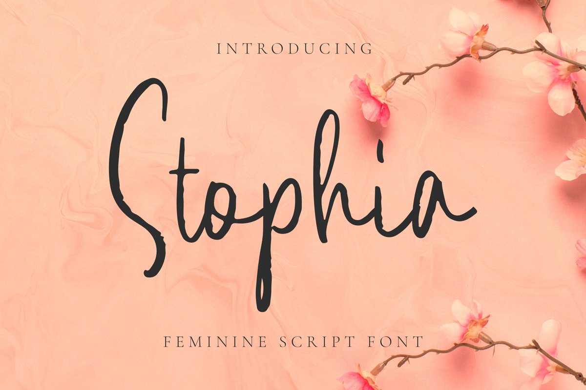 Stophia Font example image 1