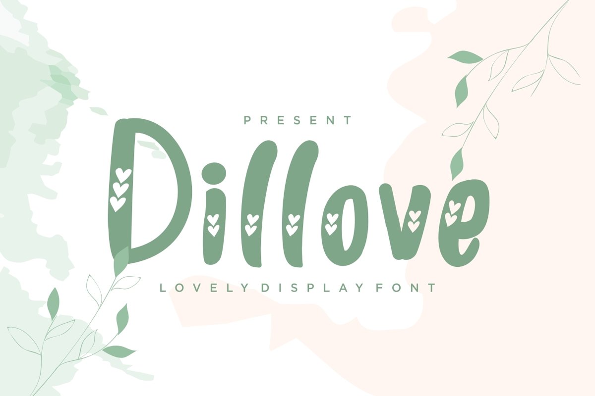 Dillove - Crafted Display Font example image 1