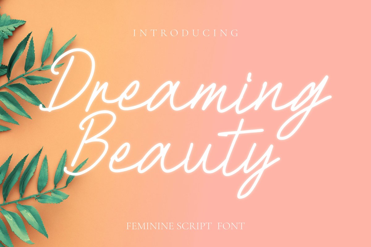 Dreaming Beauty Font example image 1