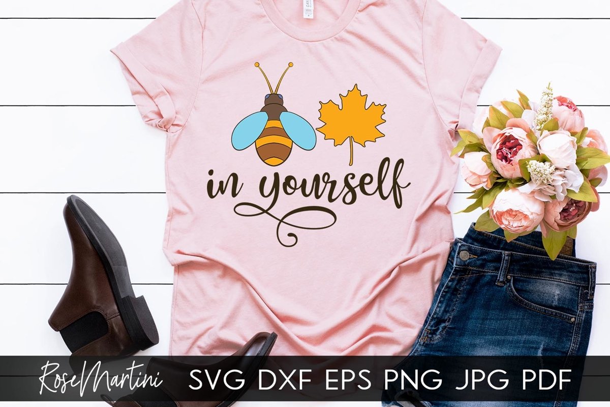 Believe in Yourself SVG Queen Bee SVG Bee Pun Bumble Bee SVG example image 1