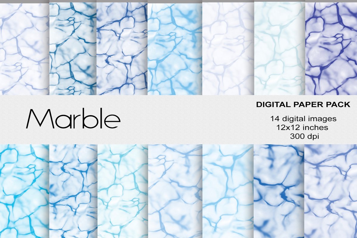 Marble Digital Papers example image 1