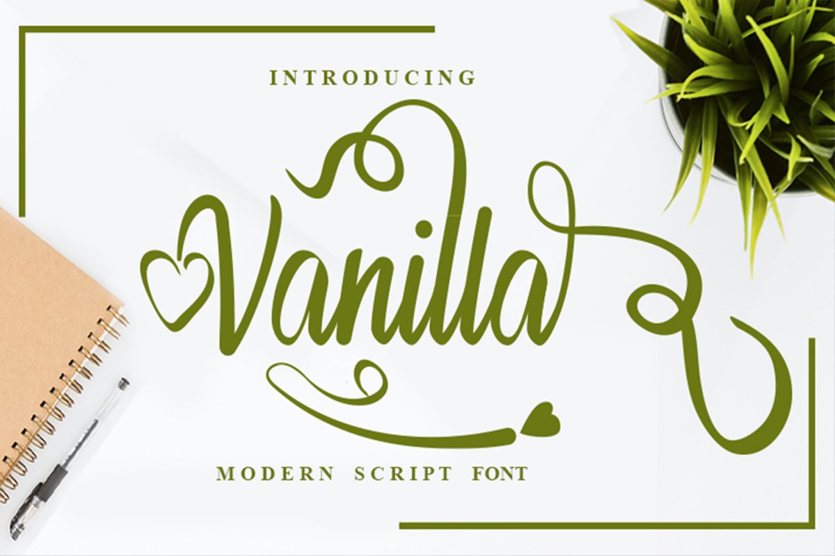 Vanilla Premium Font example image 1
