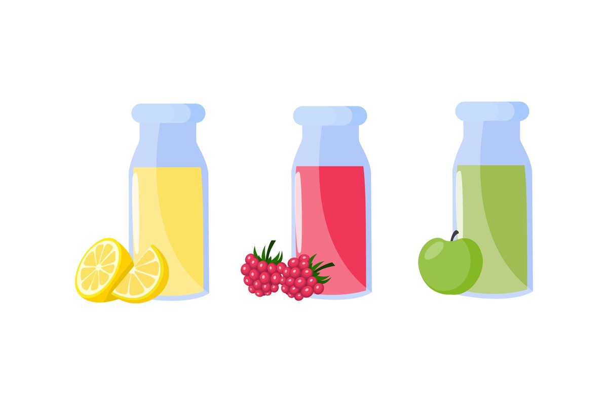 Set Juices from Fruits and Vegetables example image 1