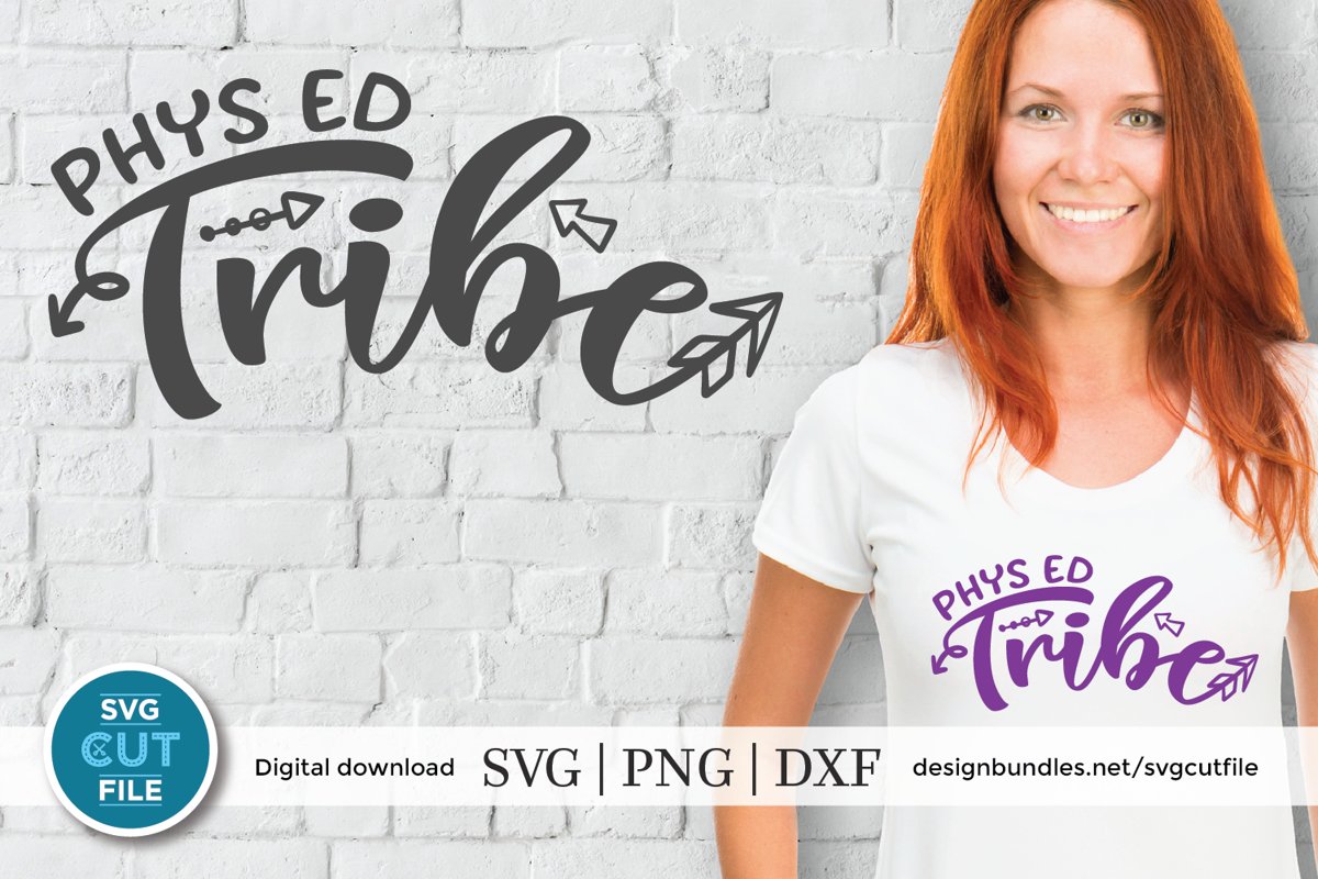 Pe teacher Tribe svg- a physical education svg for crafters example image 1