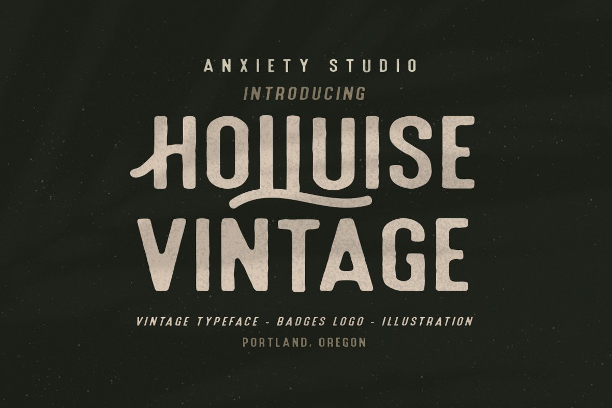 Holluise Vintage Extra Badges Logo example image 1