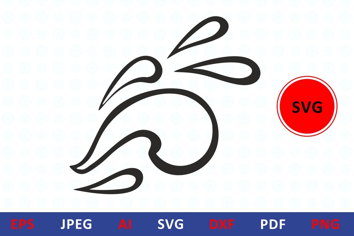 Splash water svg water bubbles icon dxf water wave clipart example image 1