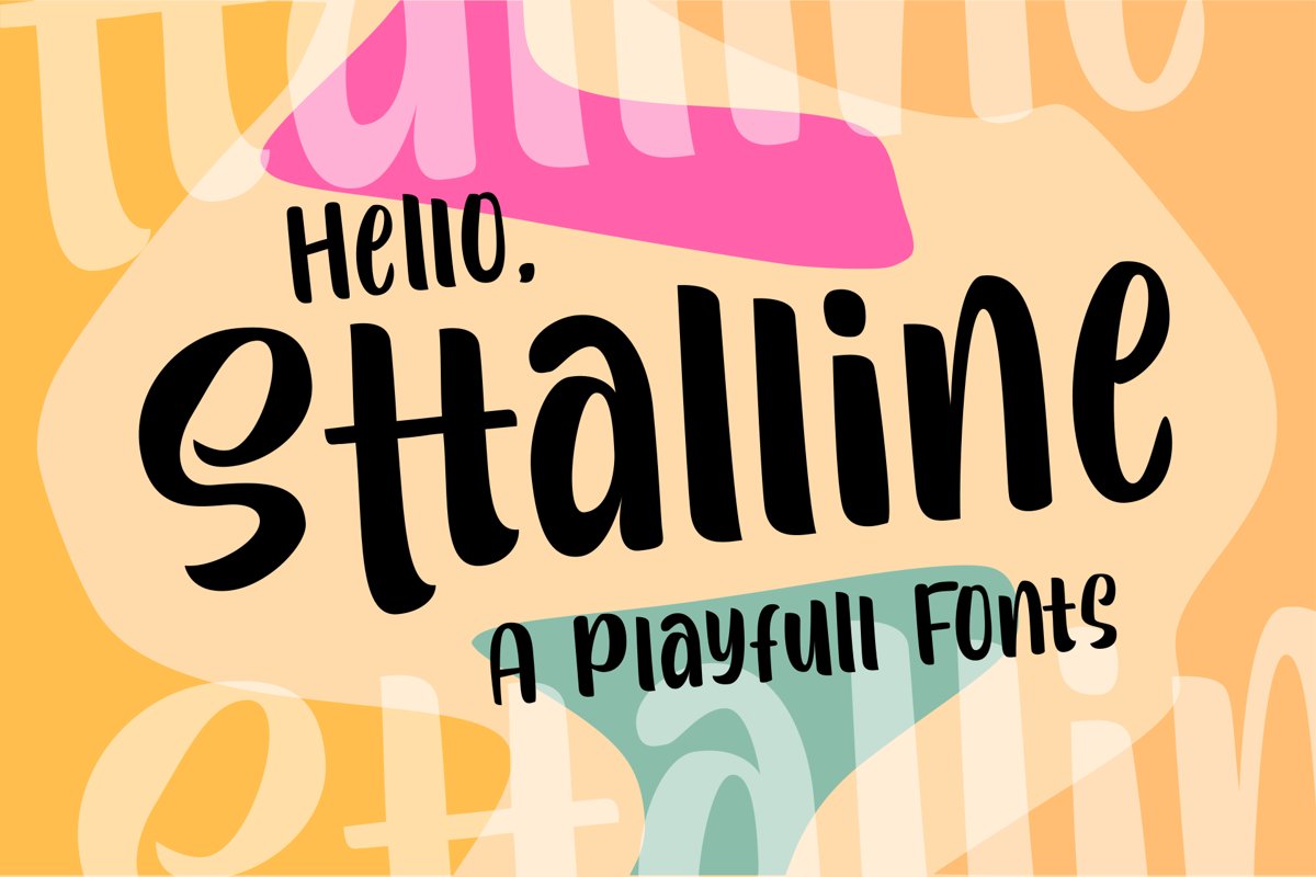 Sttalline | Quirky Fonts example image 1